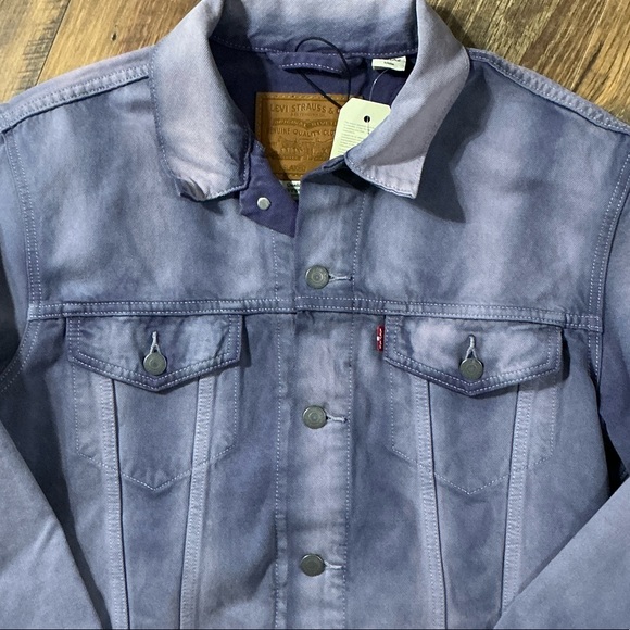 Levi's Lavender Relaxed Fit Trucker Jacket - Size S - NWT - Picture 3 of 8